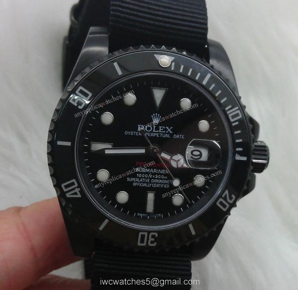 All Black Rolex Submariner Pro-hunter Black Dial Ceramic Bezel Nato Strap 40mm All Black Rolex Submariner Pro-hunter Black Dial Ceramic Bezel Nato Strap 40mm
