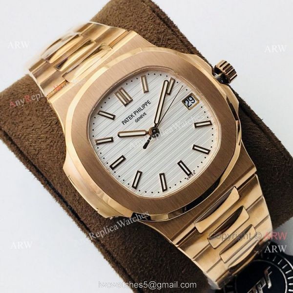 PPF V4 Patek Philippe Nautilus Rose Gold Replica Watch Swiss Grade 1 PPF V4 Patek Philippe Nautilus Rose Gold Replica Watch Swiss Grade 1