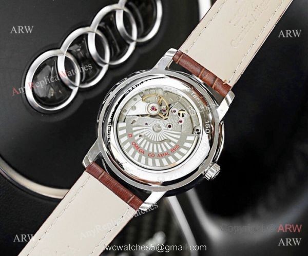 Best Copy Omega De Ville SS White Moonphase Dial 40MM Watch Best Copy Omega De Ville SS White Moonphase Dial 40MM Watch