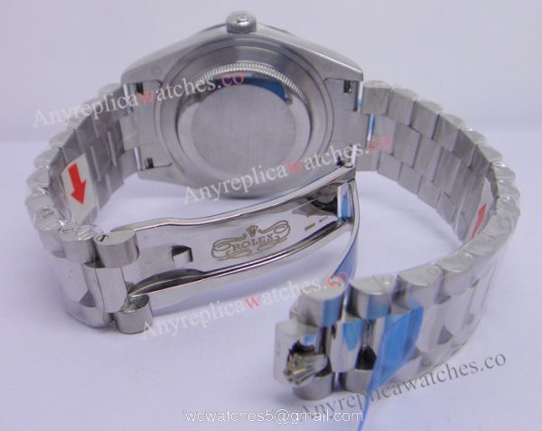 BP Factory Rolex Day-date II 41 Watch Replica Stianless Steel Black Roman BP Factory Rolex Day-date II 41 Watch Replica Stianless Steel Black Roman