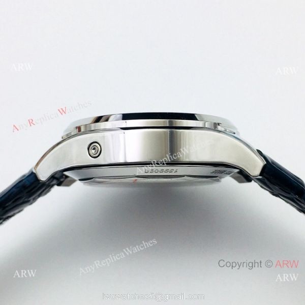 Grade 1A Copy Vacheron Constantin Fiftysix Watch Blue Dial Leather Strap Grade 1A Copy Vacheron Constantin Fiftysix Watch Blue Dial Leather Strap