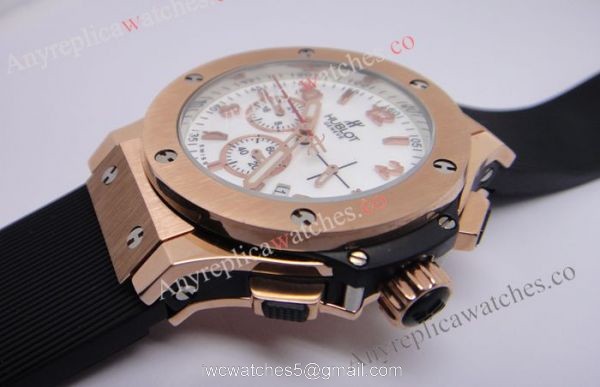 Replica Hublot Big Bang Rose Gold White Face For Lady Replica Hublot Big Bang Rose Gold White Face For Lady