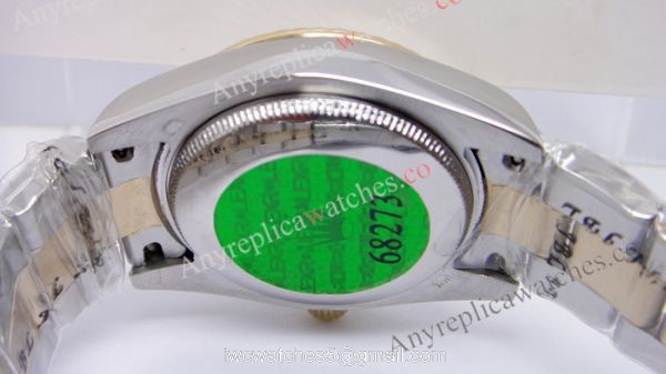 Rolex Datejust watch 2-Tone Yellow Gold / Chocolate Dial VI Diamond / 31mm Midsize Rolex Datejust watch 2-Tone Yellow Gold / Chocolate Dial VI Diamond / 31mm Midsize