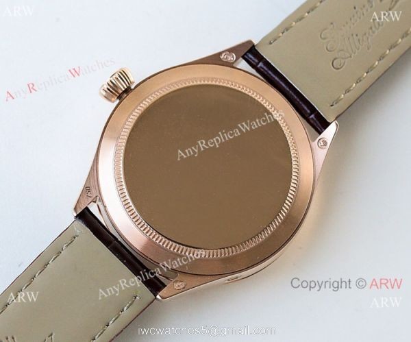 SWISS Rolex Cellini Moonphase Replica Watch Rose Gold 3195 SWISS Rolex Cellini Moonphase Replica Watch Rose Gold 3195