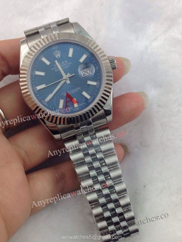 (EW) Clone Swiss ETA3255 Replica Rolex Datejust Ii Blue Face 41mm Jubilee Band Watch (EW) Clone Swiss ETA3255 Replica Rolex Datejust Ii Blue Face 41mm Jubilee Band Watch