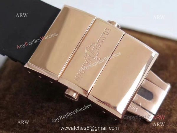 Swiss Grade Replica Ulysse Nardin El Toro Rose Gold Rubber Watch Swiss Grade Replica Ulysse Nardin El Toro Rose Gold Rubber Watch