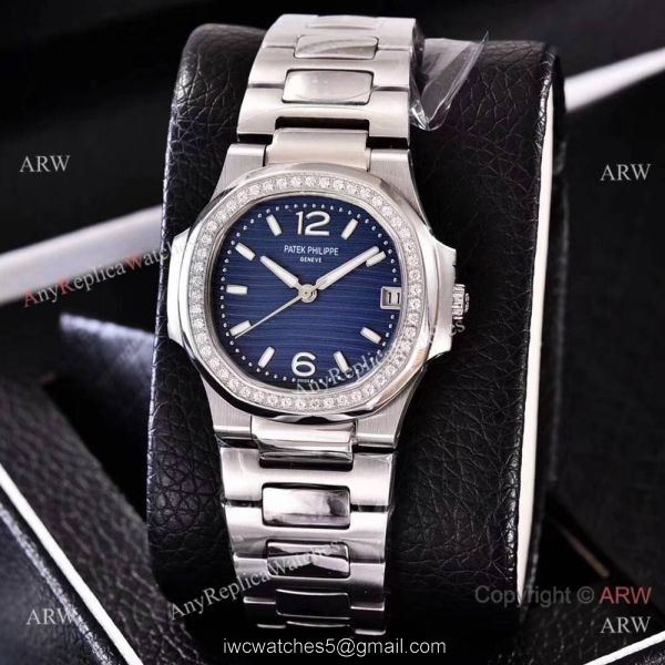 Best Copy Nautilus Patek Philippe Gray Face Watch Ladies Swiss Quality Best Copy Nautilus Patek Philippe Gray Face Watch Ladies Swiss Quality