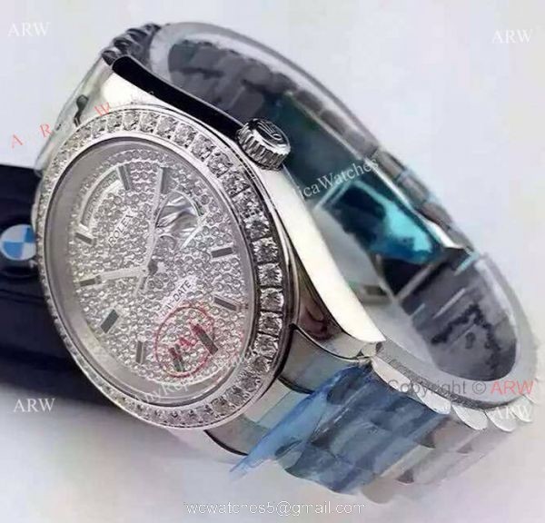High Quality Rolex Diamond Bezel Replica Watch DDII 41mm High Quality Rolex Diamond Bezel Replica Watch DDII 41mm