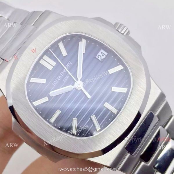 Swiss 324SC Patek Philippe Blue Face SS Watch Swiss 324SC Patek Philippe Blue Face SS Watch