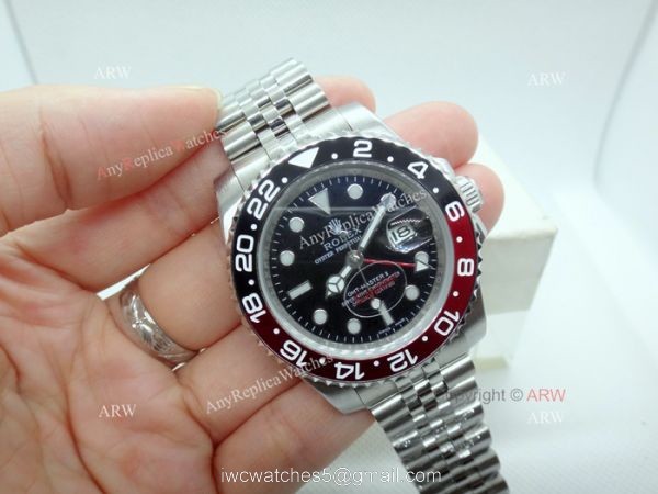 Rolex Pepsi Jubilee Replica Watch GMT-Master II Black Red Ceramic Rolex Pepsi Jubilee Replica Watch GMT-Master II Black Red Ceramic