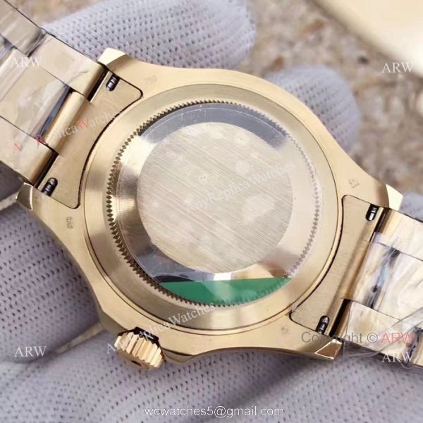 Swiss Replica Rolex Yachtmaster 3135 Watch Yellow Gold Gray Dial Swiss Replica Rolex Yachtmaster 3135 Watch Yellow Gold Gray Dial