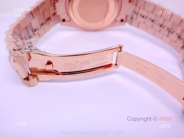 Rolex Day Date President Replica 40mm Watch All Rose Gold Chocolate Dial Rolex Day Date President Replica 40mm Watch All Rose Gold Chocolate Dial