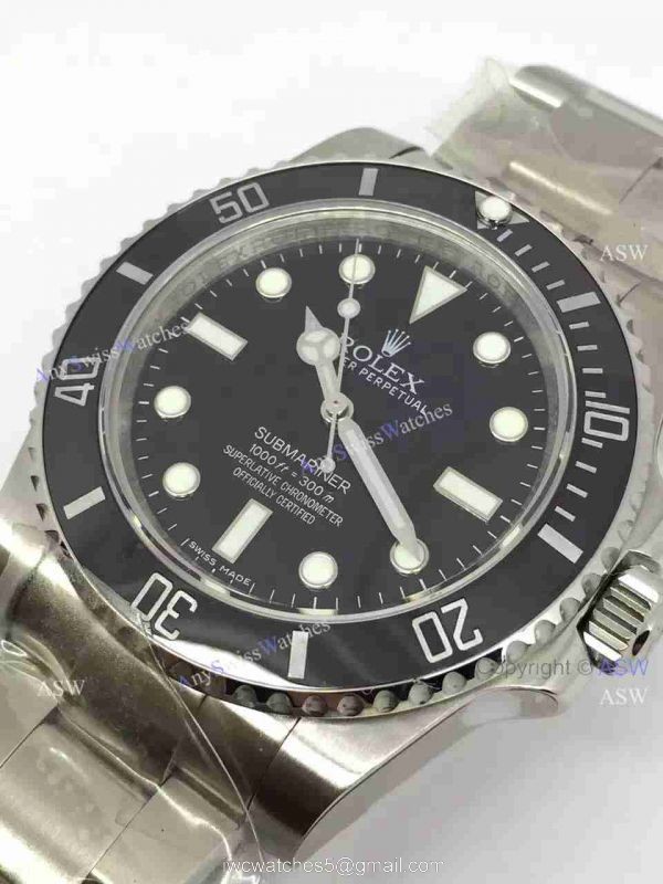 NEW UPGRADED Swiss Rolex Submariner NO DATE Watch SS Black Ceramic Bezel 40mm NEW UPGRADED Swiss Rolex Submariner NO DATE Watch SS Black Ceramic Bezel 40mm