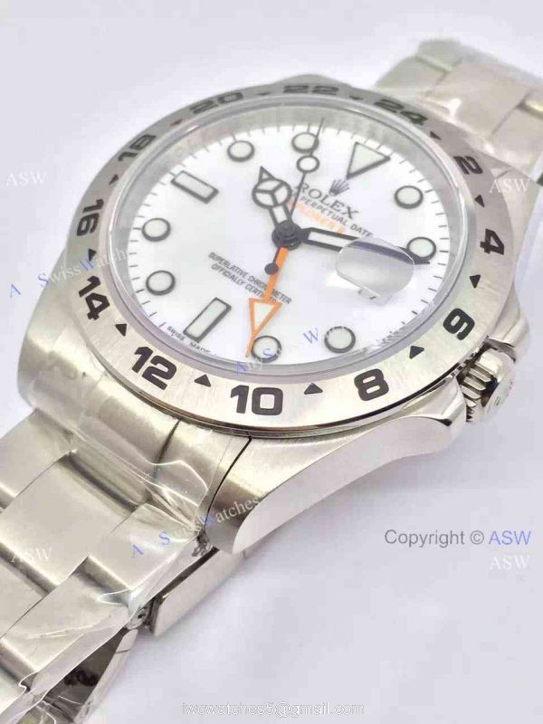 NEW UPGRADED Replica Rolex Explorer II 42mm White Face Noob Factory 2836 NEW UPGRADED Replica Rolex Explorer II 42mm White Face Noob Factory 2836