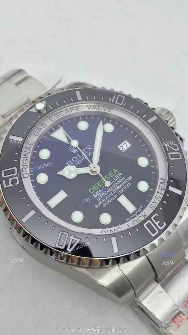 NEW UPGRADED Swiss ETA2836 Rolex Deepsea Blue Replica Watch Noob V7 NEW UPGRADED Swiss ETA2836 Rolex Deepsea Blue Replica Watch Noob V7