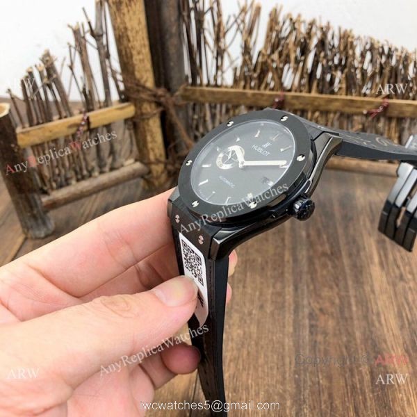 Copy Hublot Classic Fusion Black Case Automatic Watches 42mm Copy Hublot Classic Fusion Black Case Automatic Watches 42mm