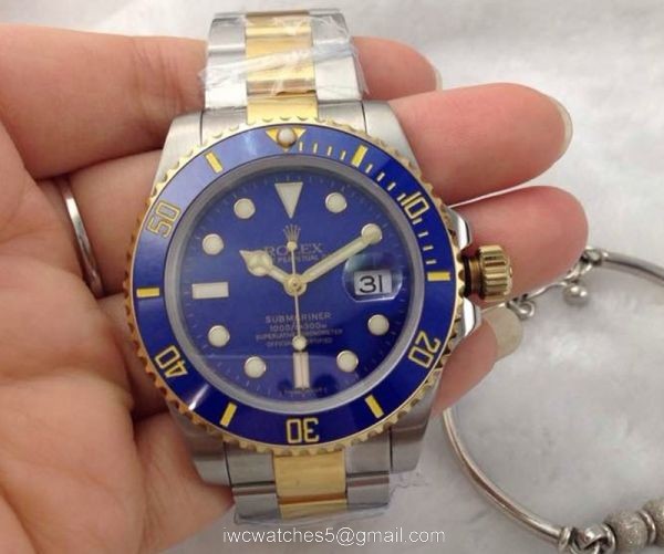 Grade AAA Rolex Blue Face Submariner Two Tone Watch Noob Factory Replica Watches Grade AAA Rolex Blue Face Submariner Two Tone Watch Noob Factory Replica Watches