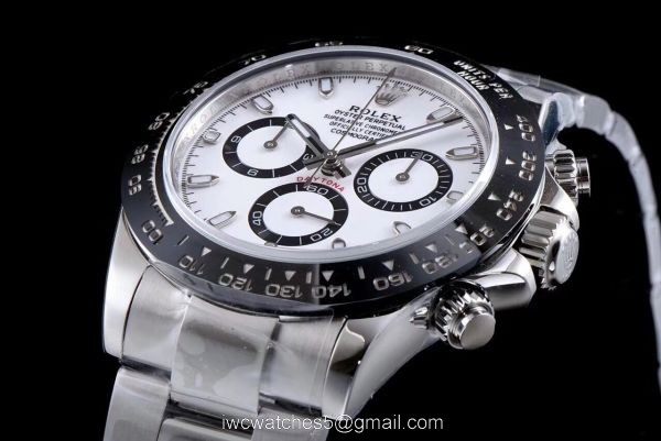 High Qualtiy Copy Rolex Daytona Panda Face Black Ceramic Bezel Watch Swiss Grade 4130 AR Factory High Qualtiy Copy Rolex Daytona Panda Face Black Ceramic Bezel Watch Swiss Grade 4130 AR Factory