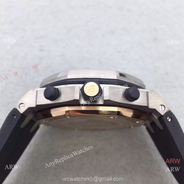 Swiss 3126 Audemars Piguet Replica Watch SS Rose Gold Inner Rubber Strap Swiss 3126 Audemars Piguet Replica Watch SS Rose Gold Inner Rubber Strap