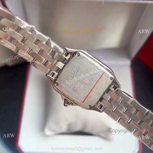 Fake Panthere De Cartier SS Diamond Watch Ladies 22mm Fake Panthere De Cartier SS Diamond Watch Ladies 22mm