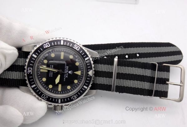 Rolex Vintage Submariner Replica Watch Stainless Steel Nylon Strap Rolex Vintage Submariner Replica Watch Stainless Steel Nylon Strap