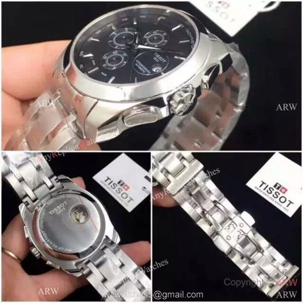 Tissot Stainless Steel Black Dial Replica Watch T035 Tissot Stainless Steel Black Dial Replica Watch T035
