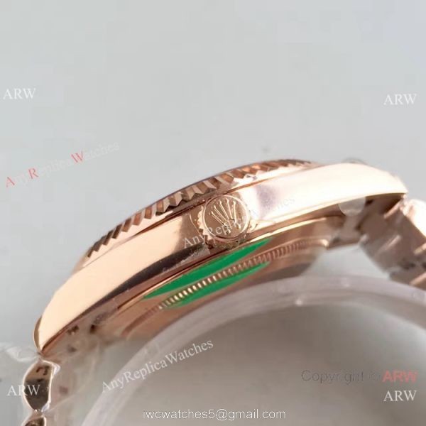 Replica Rolex 228239 Day-Date II 40mm Watch Olive Green Dial Rose Gold Replica Rolex 228239 Day-Date II 40mm Watch Olive Green Dial Rose Gold