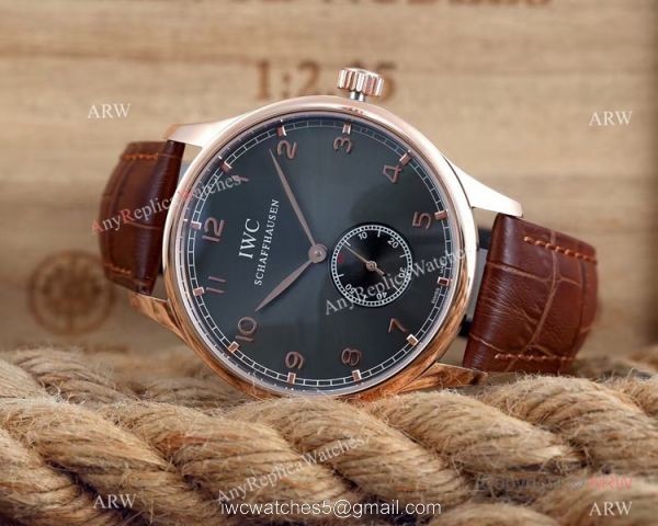 IWC Portuguese 8 Days Rose gold Ardoise Dial Replica IWC Watch IWC Portuguese 8 Days Rose gold Ardoise Dial Replica IWC Watch