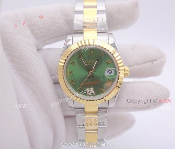 BLACK FRIDAY SALE Rolex Datejust 31mm Watch Diamond VI 2 Tone Olive Green Face Rolex BLACK FRIDAY SALE Rolex Datejust 31mm Watch Diamond VI 2 Tone Olive Green Face Rolex