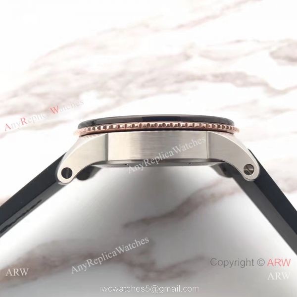 Swiss Grade Cartier Calibre Diver 42mm Watch Rose Gold Fluted Bezel Swiss Grade Cartier Calibre Diver 42mm Watch Rose Gold Fluted Bezel