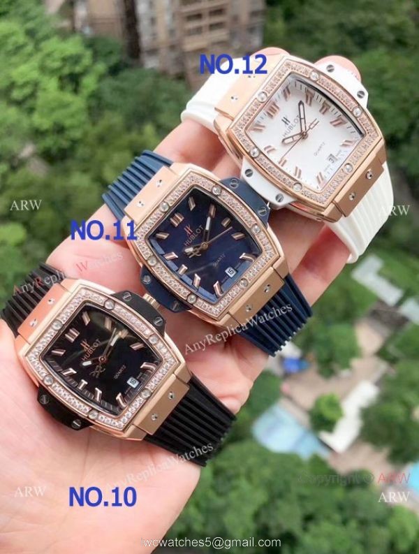 Copy Hublot Spirit of Big Bang Diamond Watches Rose Gold Lady Size Copy Hublot Spirit of Big Bang Diamond Watches Rose Gold Lady Size