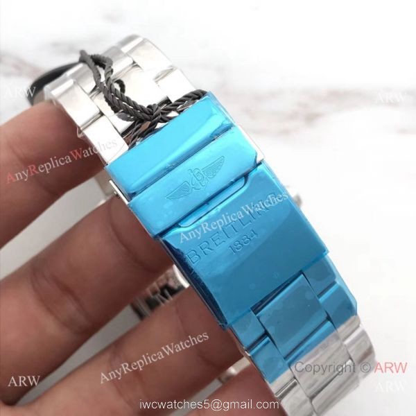 (GF)Swiss Copy Breitling Super Avenger II 7750 Stainless Steel Gray Face Watch 43mm (GF)Swiss Copy Breitling Super Avenger II 7750 Stainless Steel Gray Face Watch 43mm