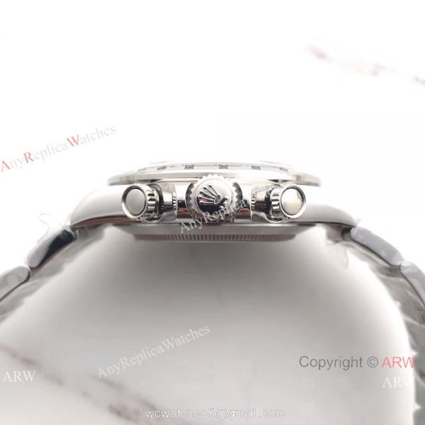 Swiss replica Rolex Daytona 904L Stainless Steel White Face Watch AR Factory Daytona Swiss replica Rolex Daytona 904L Stainless Steel White Face Watch AR Factory Daytona