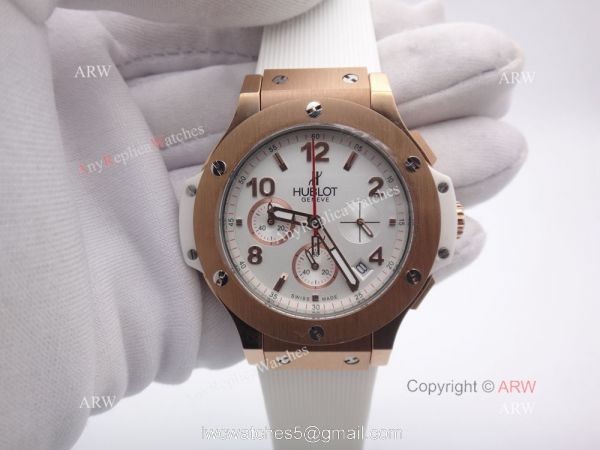 Replica Hublot Big Bang Tutti Frutti Rose Gold White Rubber Strap Watch Replica Hublot Big Bang Tutti Frutti Rose Gold White Rubber Strap Watch