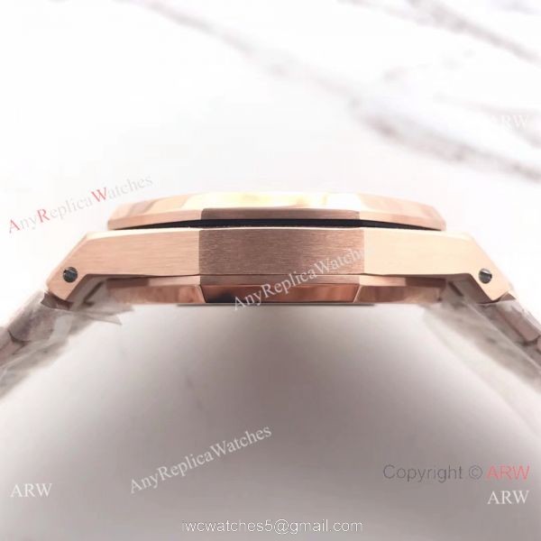 JF Copy Audemars Piguet Royal Oak 41mm Watch Frosted Gold Watch Case JF Copy Audemars Piguet Royal Oak 41mm Watch Frosted Gold Watch Case