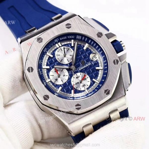 AUDEMARS PIGUET ROYAL OAK OFFSHORE SS BLUE FACE WATCH REPLICA AUDEMARS PIGUET ROYAL OAK OFFSHORE SS BLUE FACE WATCH REPLICA
