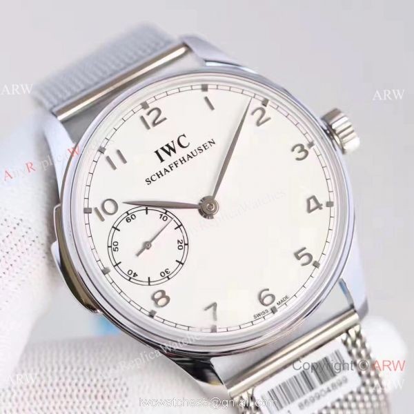 Replica IWC Portuguese Minute Repeater Stainless Steel Mesh Strap Watch Replica IWC Portuguese Minute Repeater Stainless Steel Mesh Strap Watch