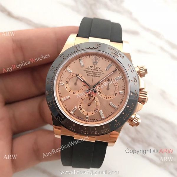 Swiss Grade Rolex ?R Cosmograph Daytona Watch Rose Gold Diamond Dial Swiss Grade Rolex ?R Cosmograph Daytona Watch Rose Gold Diamond Dial