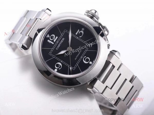 Best Quality Cartier Pasha 2020 Ladies Watches Automatic Replica With Black Dial Best Quality Cartier Pasha 2020 Ladies Watches Automatic Replica With Black Dial