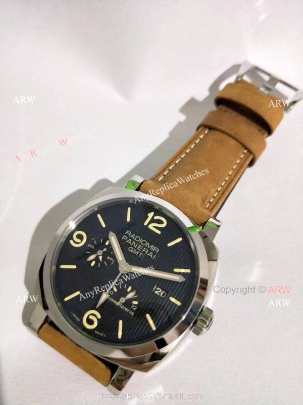 Best Panerai Radiomir GMT Power Reserve Black Dial Watch Pam 658 Best Panerai Radiomir GMT Power Reserve Black Dial Watch Pam 658