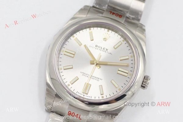 (EW) New Rolex Oyster Perpetual Silver Dial Men Watches 41mm 904L Swiss Replica (EW) New Rolex Oyster Perpetual Silver Dial Men Watches 41mm 904L Swiss Replica
