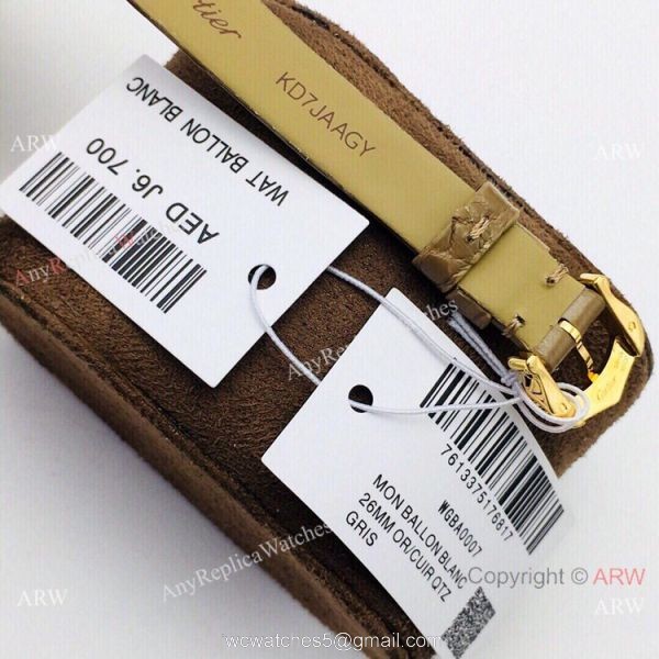 Grade 1A Replica Cartier Baignoire Gold Watch 32mm Grade 1A Replica Cartier Baignoire Gold Watch 32mm