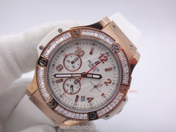 Hublot Geneve Big Bang Replica Watches w Diamond Bezel 41mm For Sale Hublot Geneve Big Bang Replica Watches w Diamond Bezel 41mm For Sale
