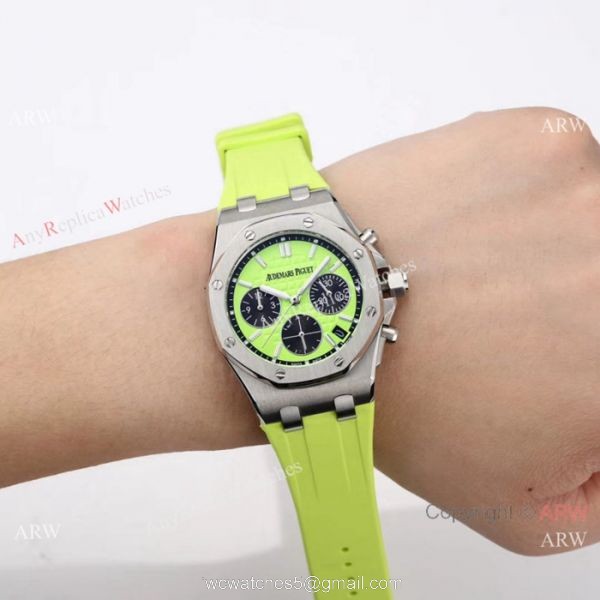 Audemars Piguet Knock off Watches / Women Size / Royal Oak offshore SS Green Dial Audemars Piguet Knock off Watches / Women Size / Royal Oak offshore SS Green Dial