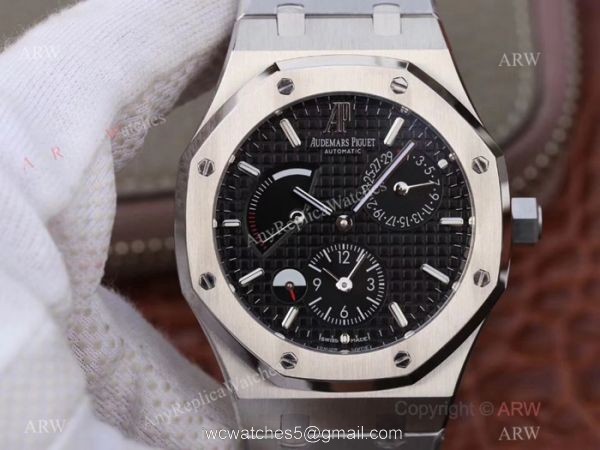 Swiss 2329 Audemars Piguet Royal Oak GMT Stainless Steel Black Dial Watch Swiss 2329 Audemars Piguet Royal Oak GMT Stainless Steel Black Dial Watch