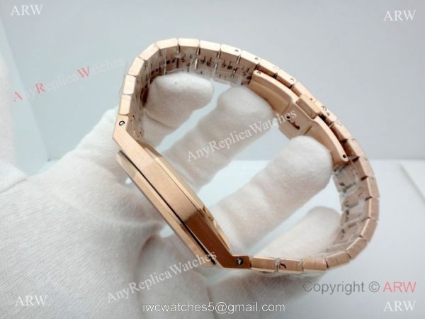 Swiss Grade Copy Audemars Piguet Royal Oak Extra-thin Openworked Rose Gold Watch Swiss Grade Copy Audemars Piguet Royal Oak Extra-thin Openworked Rose Gold Watch