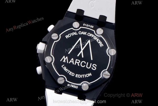 Swiss Replica Audemars Piguet Marcus Edition JF 7750 Watch 42mm Black Case Swiss Replica Audemars Piguet Marcus Edition JF 7750 Watch 42mm Black Case