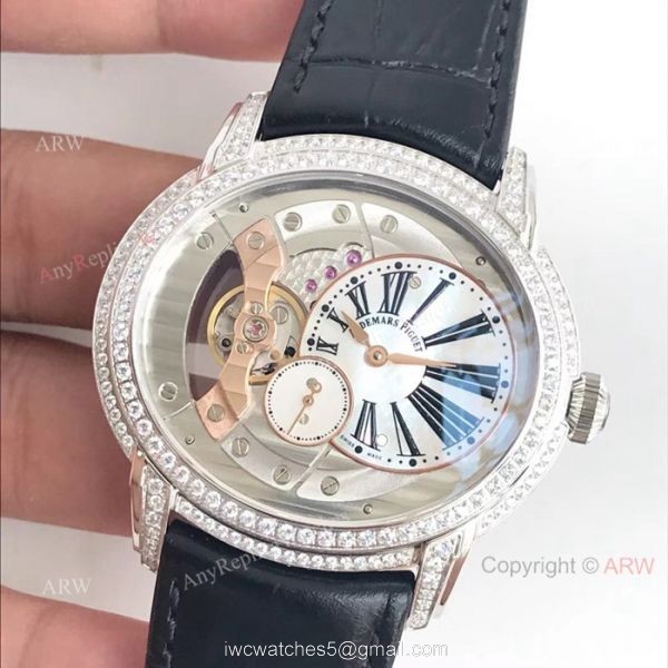 Swiss Replica Audemars Piguet Royal Millenary 4101 Watches Diamond Bezel Swiss Replica Audemars Piguet Royal Millenary 4101 Watches Diamond Bezel