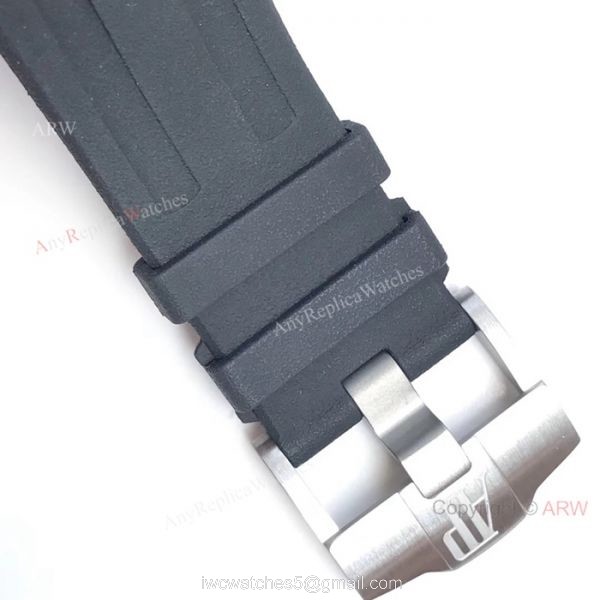 JF Swiss Replica Audemars Piguet Divers SS Black Bezel Watch 3120 Movement JF Swiss Replica Audemars Piguet Divers SS Black Bezel Watch 3120 Movement