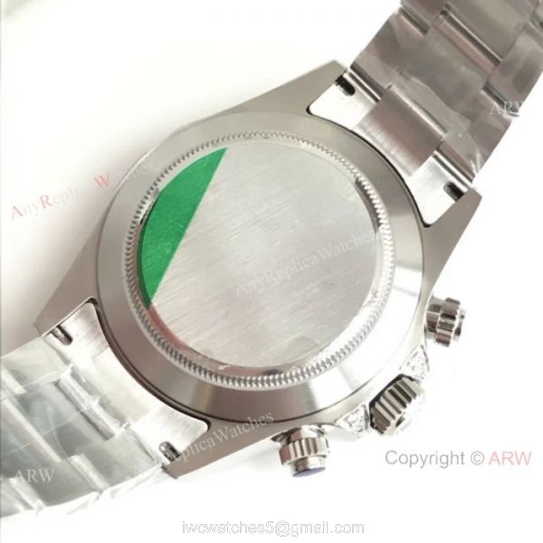 EX Factory Swiss Rolex Rainbow Daytona Replica Watch SS Black Face EX Factory Swiss Rolex Rainbow Daytona Replica Watch SS Black Face